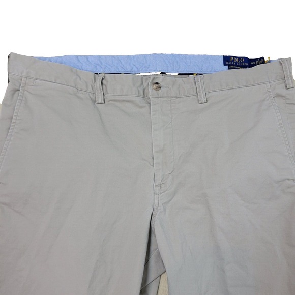 Polo Ralph Lauren Stretch Straight Fit Mens 36x32 Beige Cotton Twill Chino Pants - Picture 3 of 8